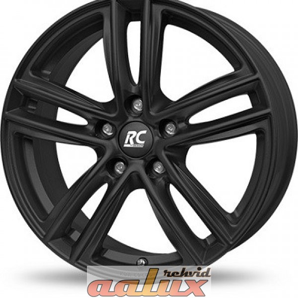6x15 5/112 ET43 RC-Design RC27 schwarz-matt lackiert