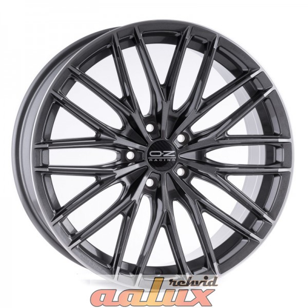 OZ Racing Gran Turismo HLT Star Graphite Diamond Lip 10x20 5x112 ET47 CB75,0 R12 800 kg W01C09205W4